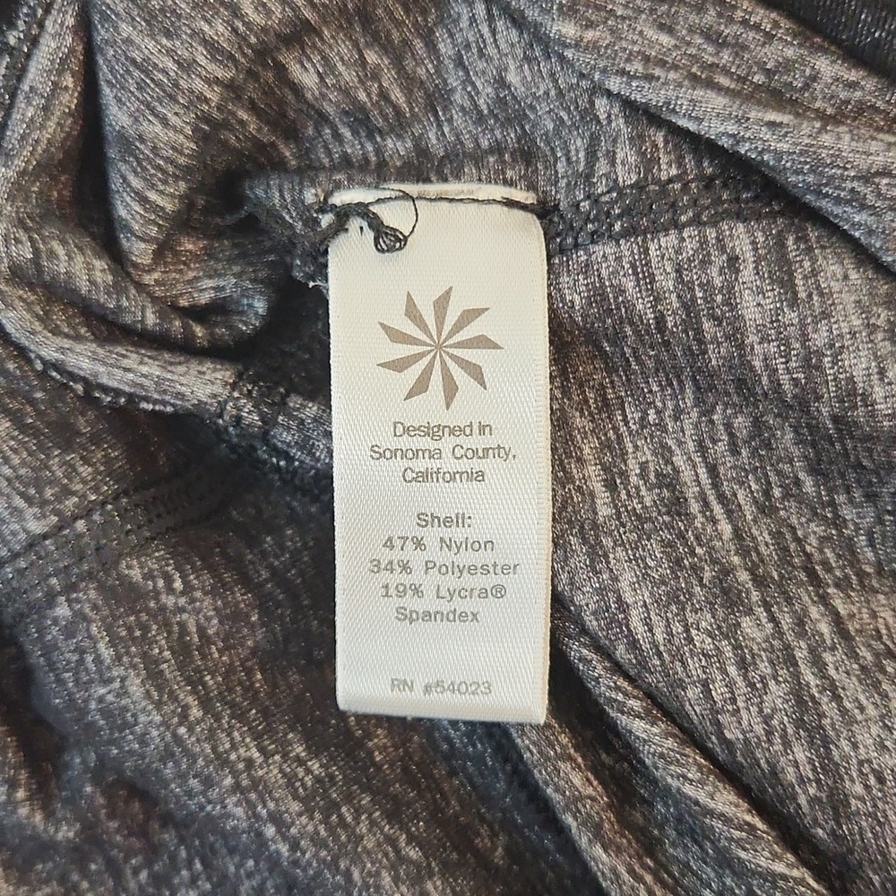 Athleta Capi Lattice Leggings Vented Pants Women's Sz XS Charcoal Gray NICE! - Picture 13 of 13